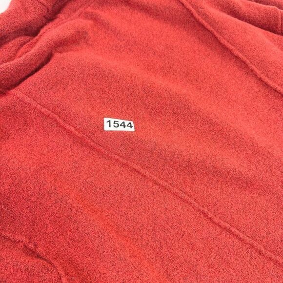 Free People Sweater Womens Medium Red Wool Blend Long-Sleeve Cardigan Cabin Core - Picture 10 of 10